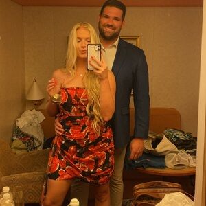 Floral Strapless Dress